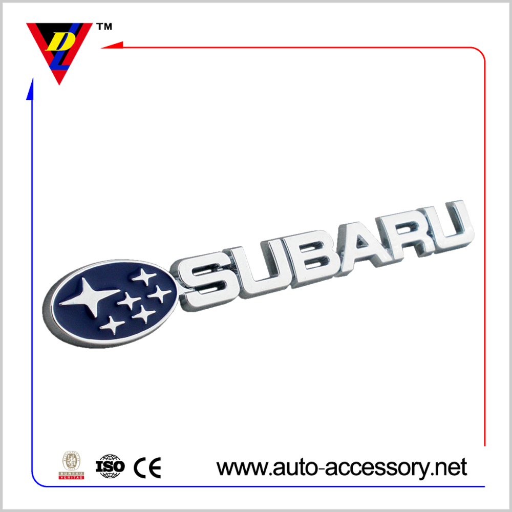 <b>Best price Subaru chrome car sticker</b>