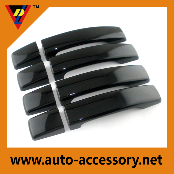 black door handle cover for car