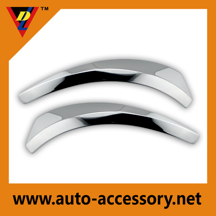 Chrome fender trim for cars