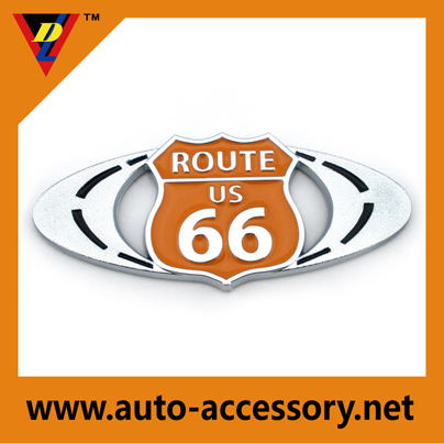 routeus 66 custom badge for car company
