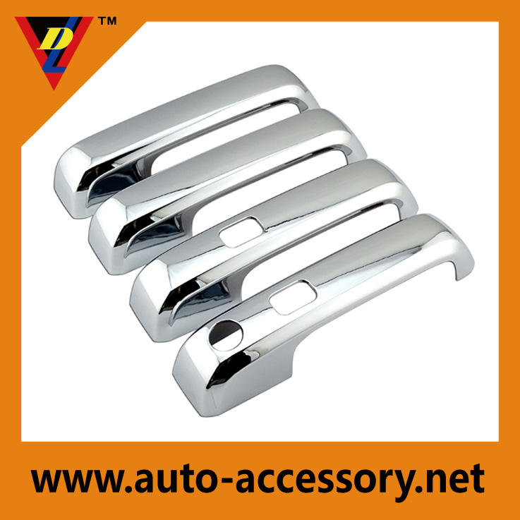 Chrome door handle cover with smart keyhole for ford f150 parts and accessories