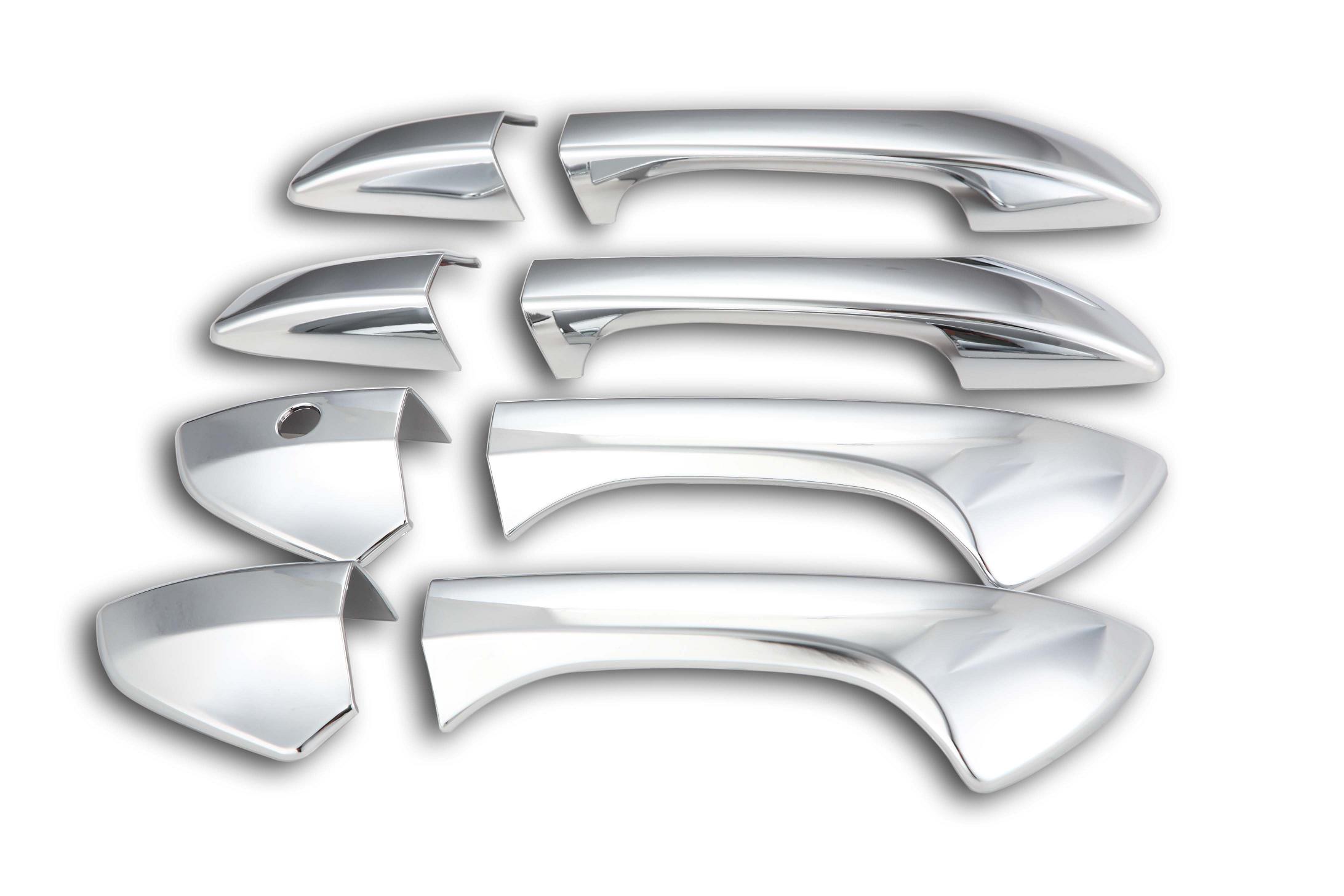 Plastic chrome door handle shell